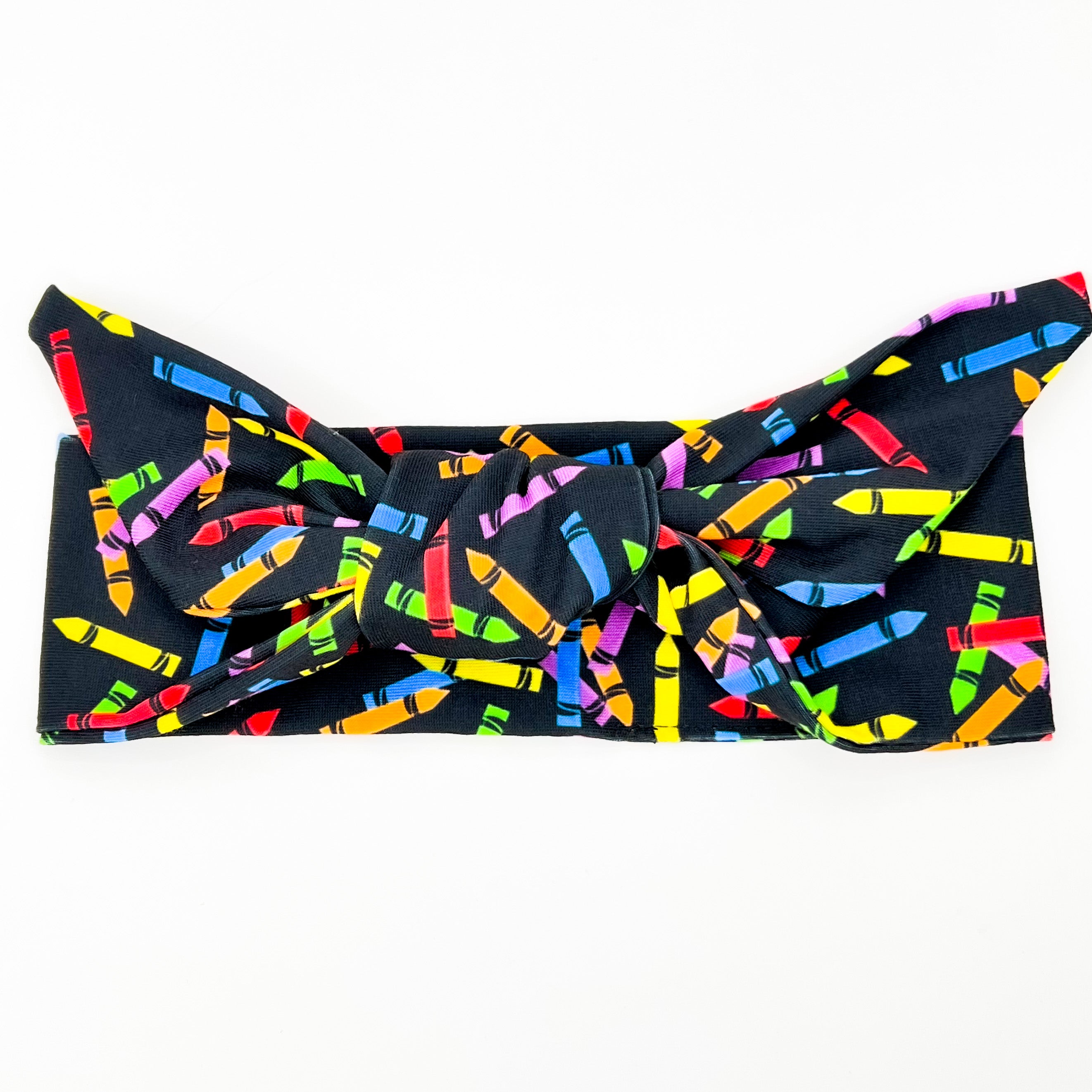 Crayons Tie Headband