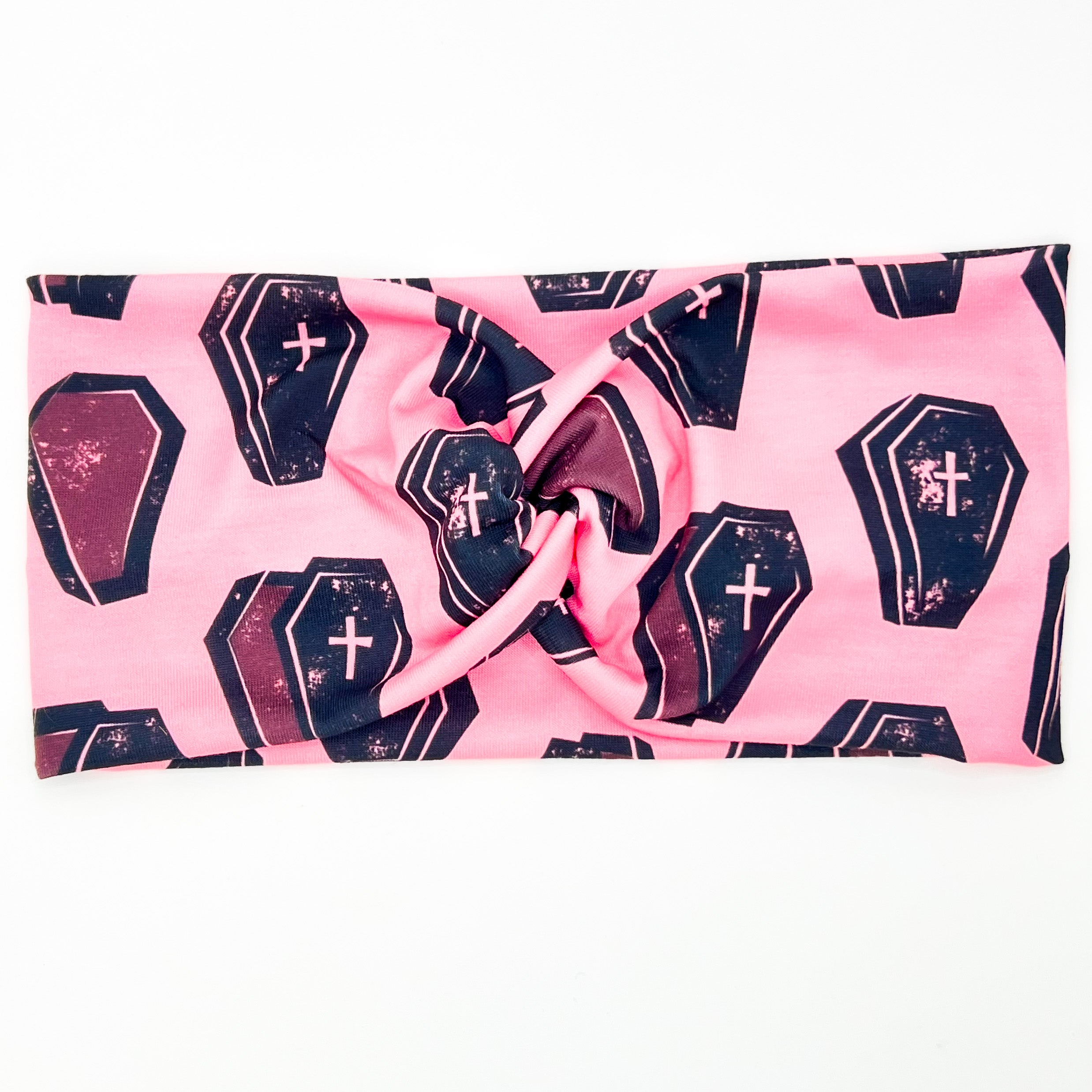 Coffins Pink Headband