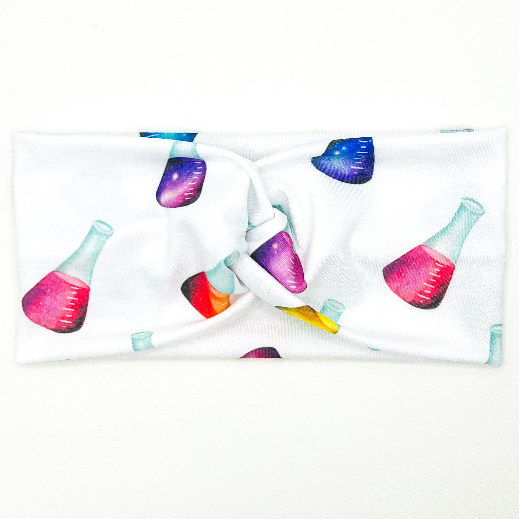 Beaker Bottles Colored Headband