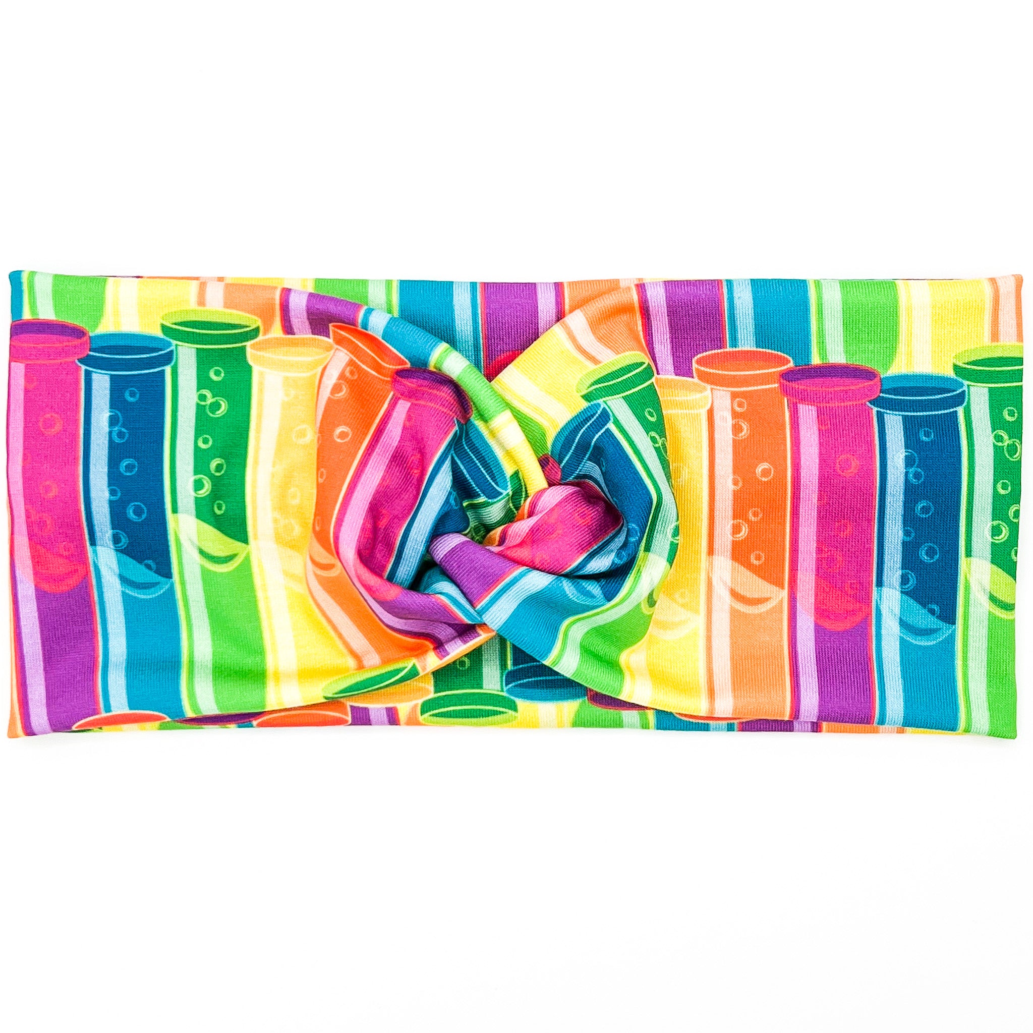 Test Tubes Colored Headband