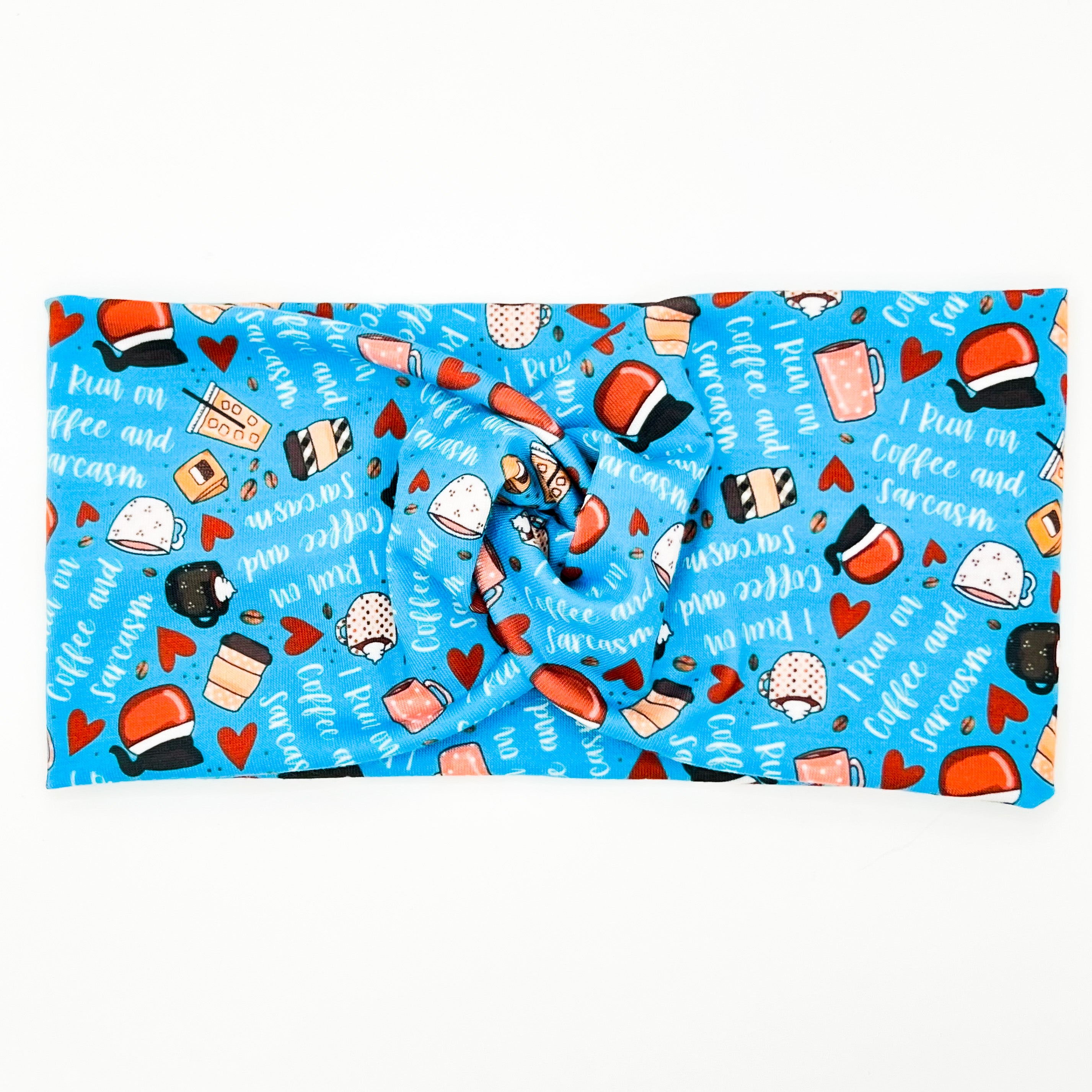 Coffee & Sarcasm Headband