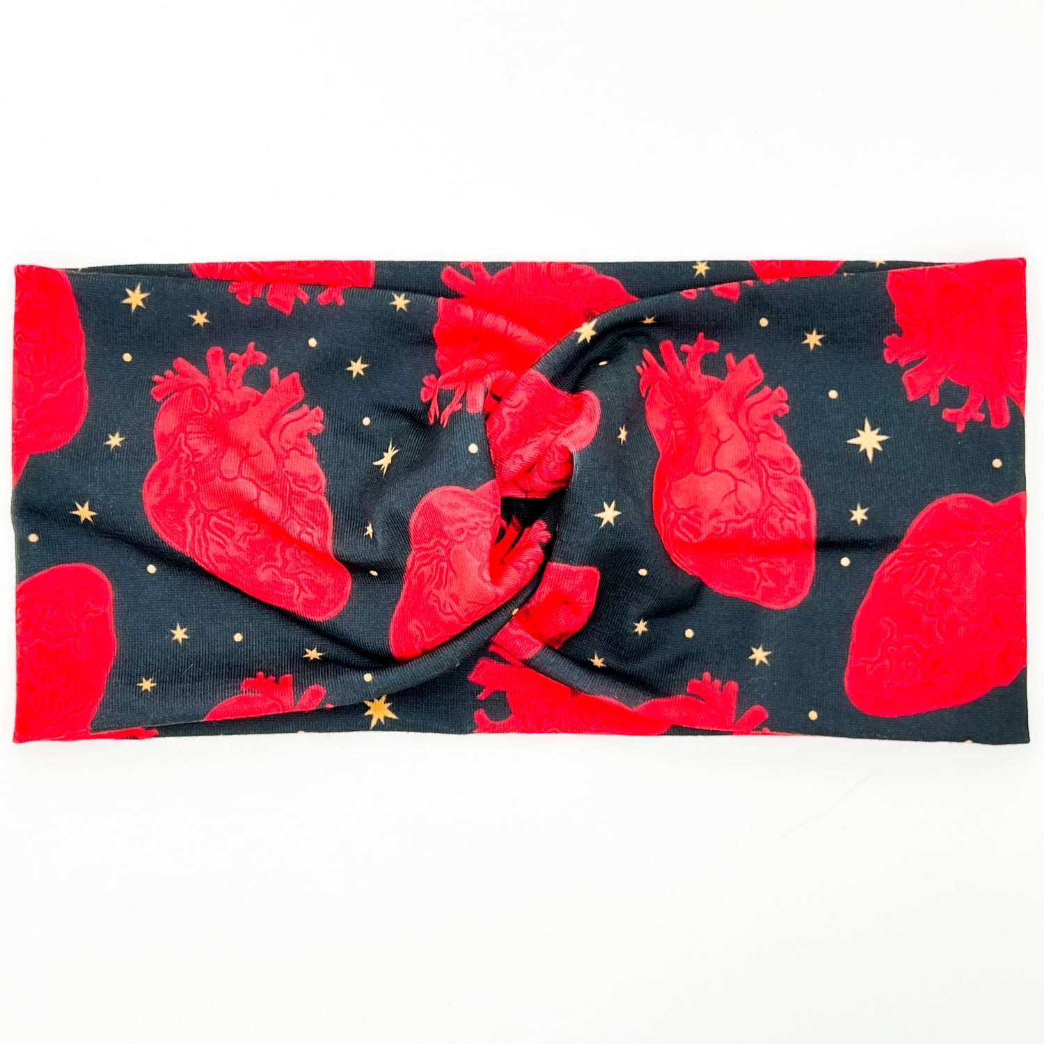 Anatomical Hearts - Red & Black Headband