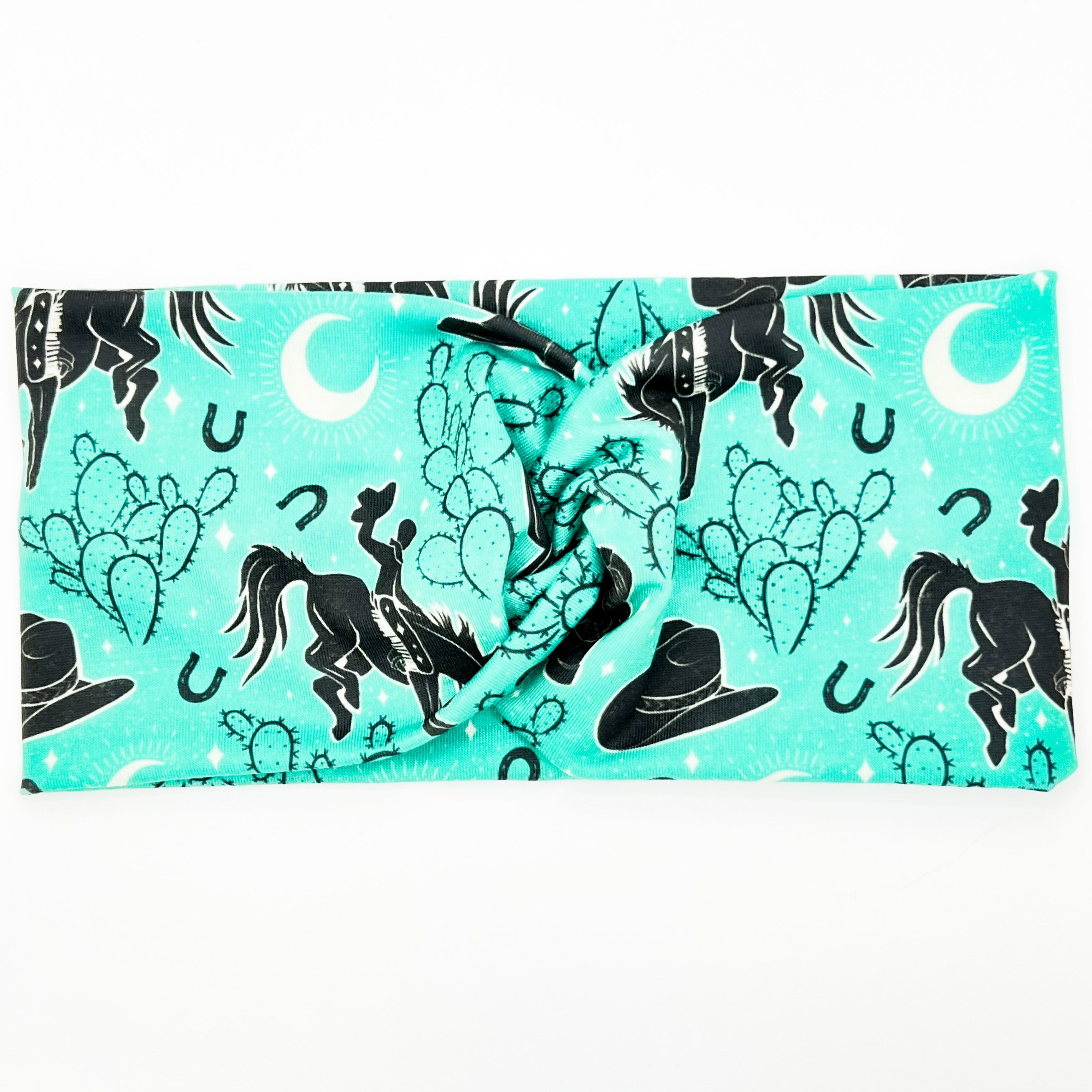 Cowgirl Up - Western Teal Headband