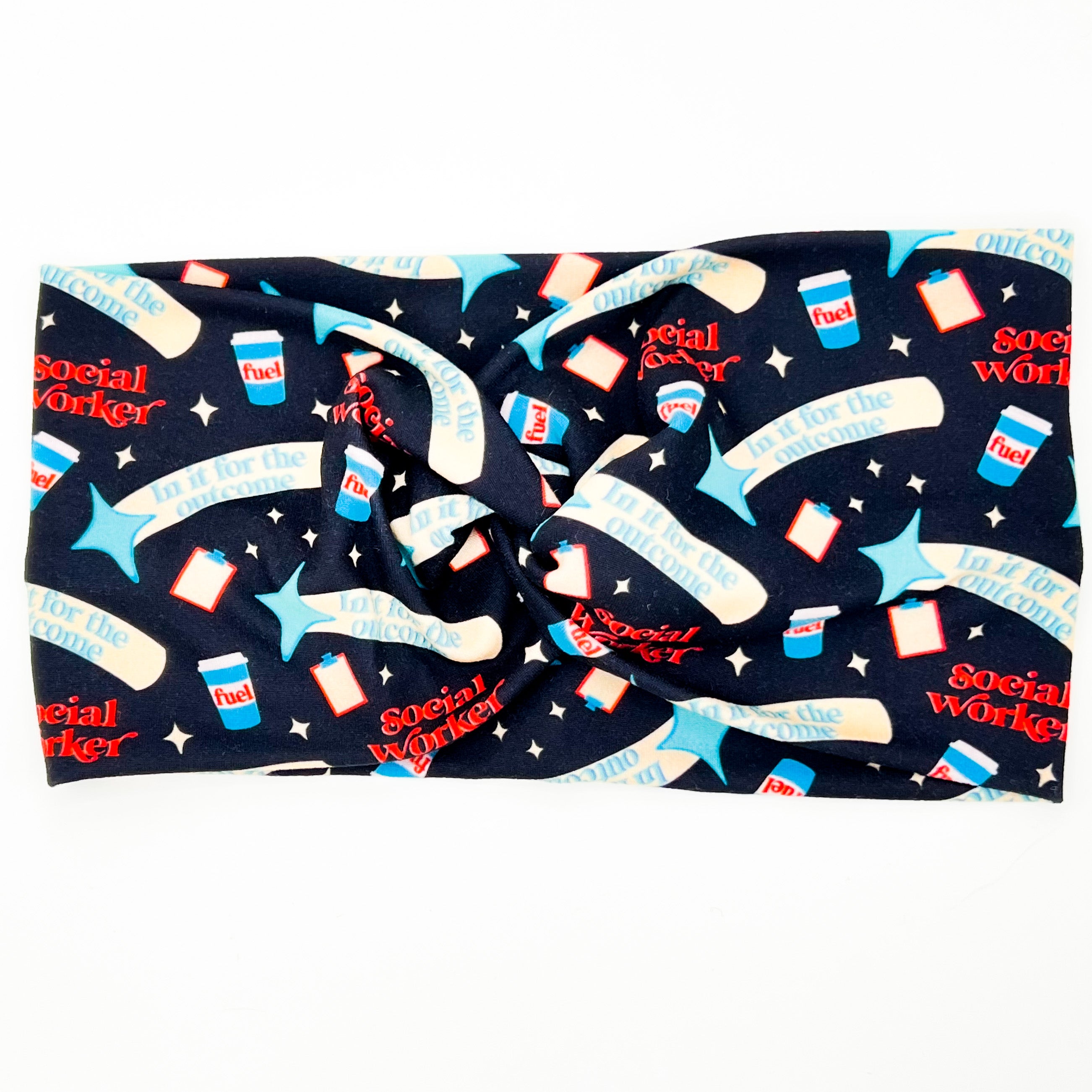 Social Worker - Black Headband