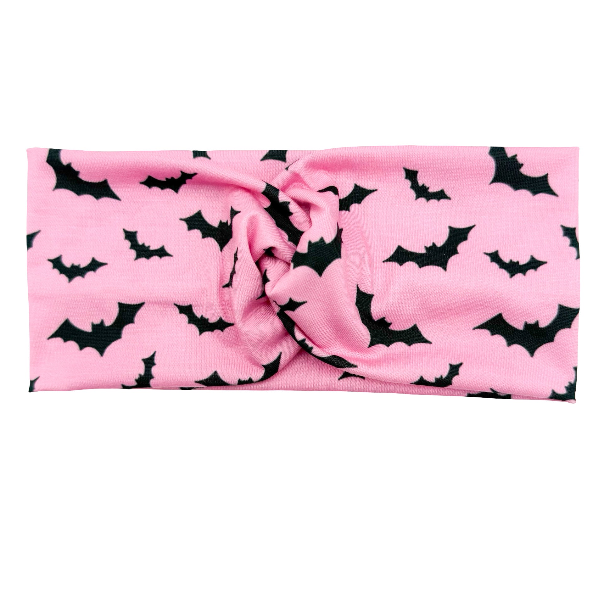 *Limited Edition* Black Bats - Pink Headband