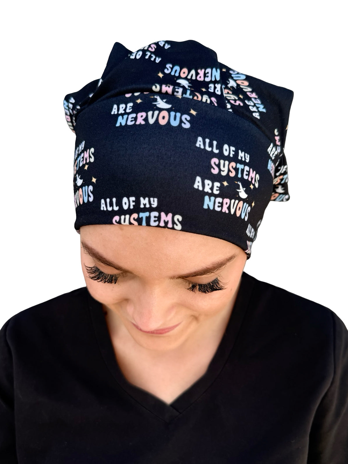 All Of My Systems Are Nervous Soft Scrub Cap