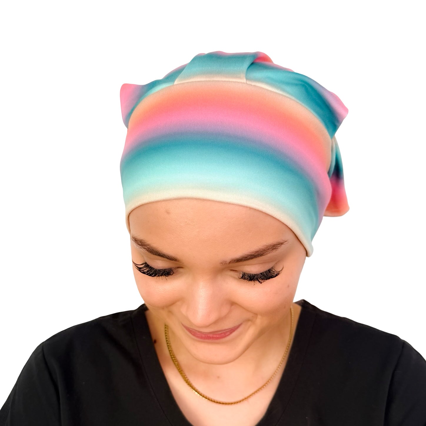 Sherbet Swirl Soft Scrub Cap