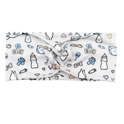 Delivery Stork - Light Gray Headband