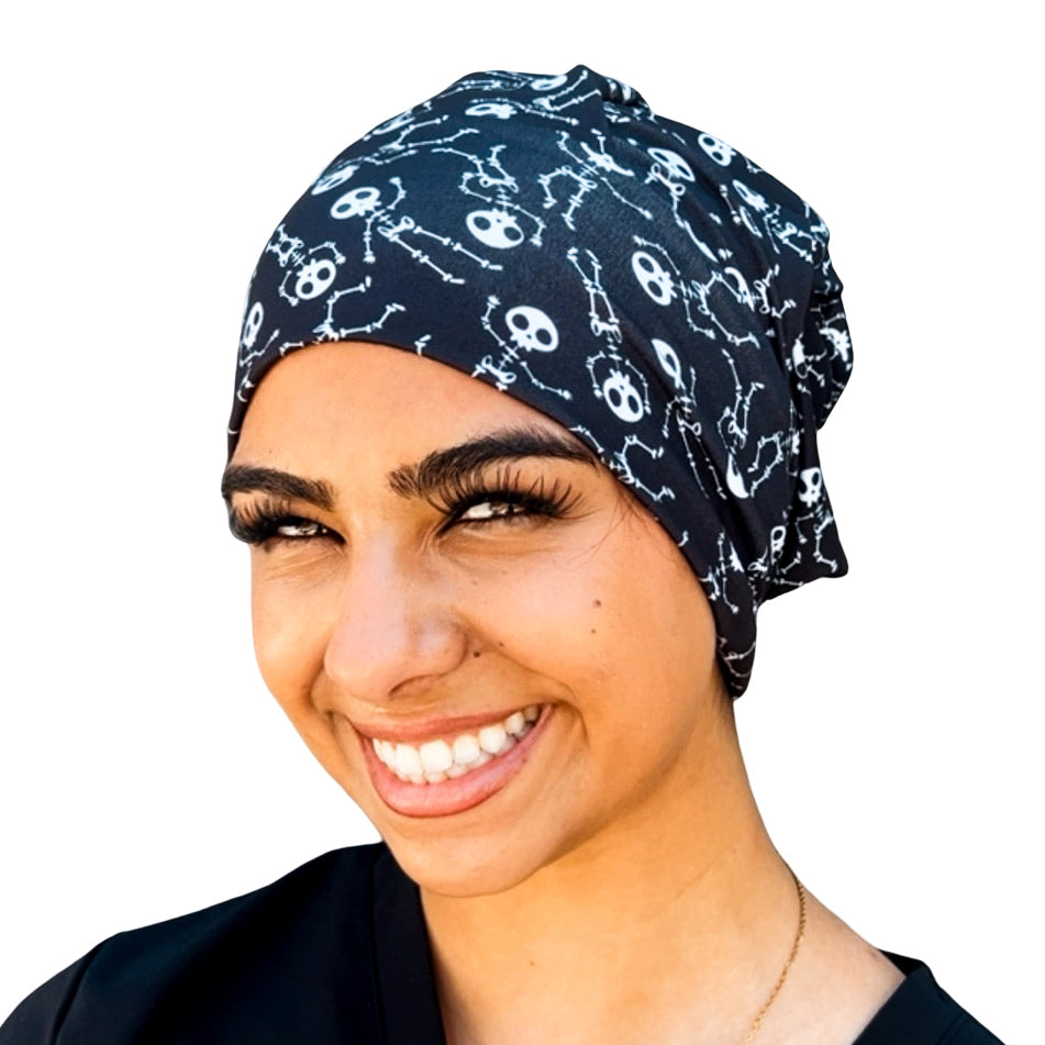 Skeletons Soft  Scrub Cap
