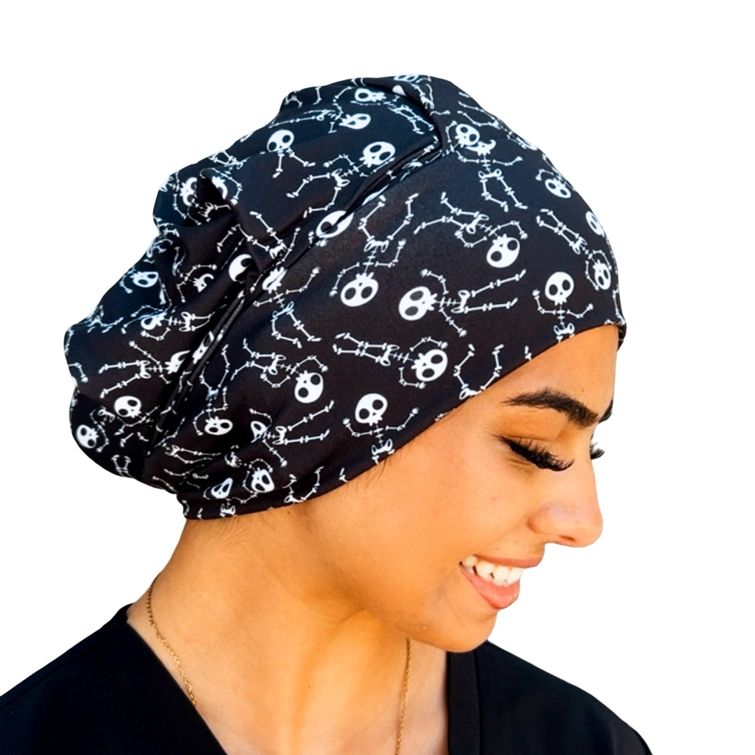 Skeletons Soft  Scrub Cap