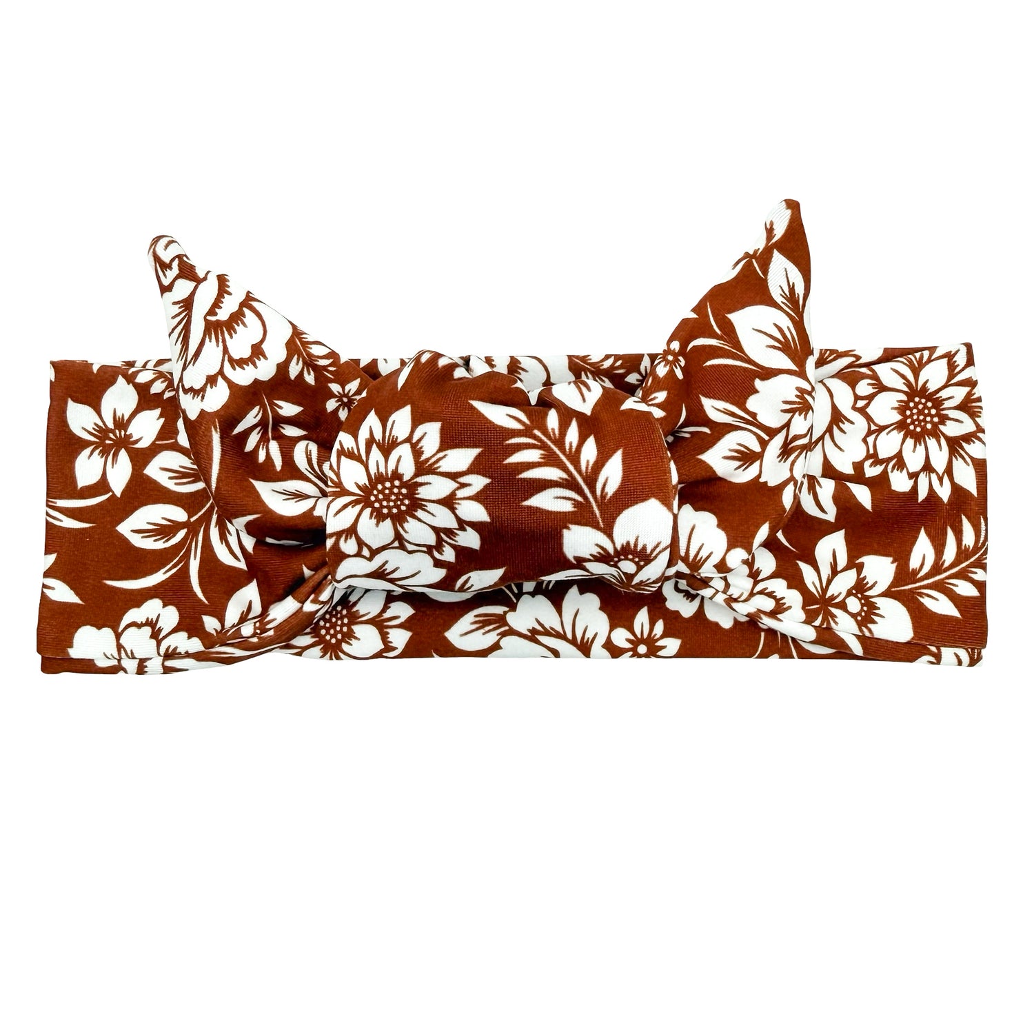 Fall Harvest Floral Adjustable Tie Headband
