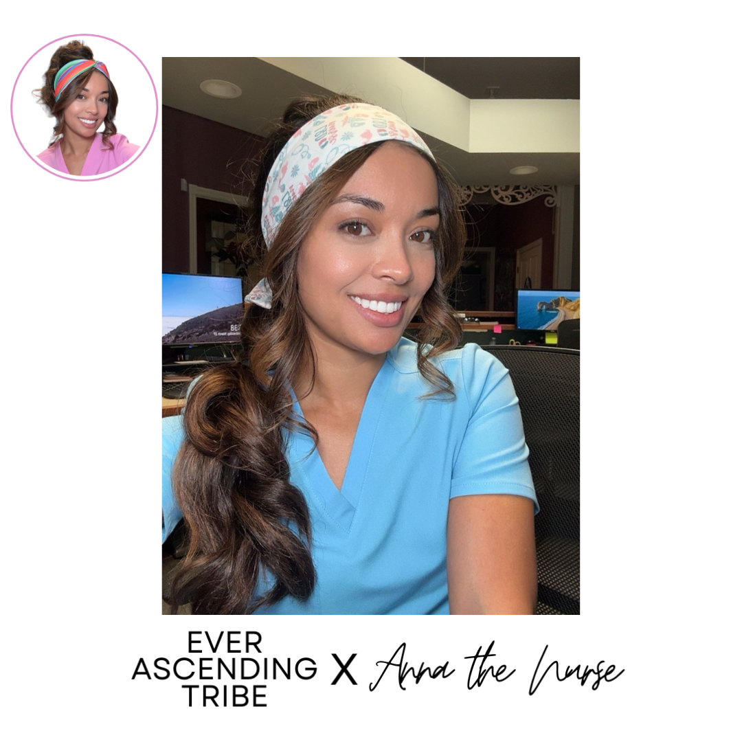 L&D Nurse Adjustable Tie Headband