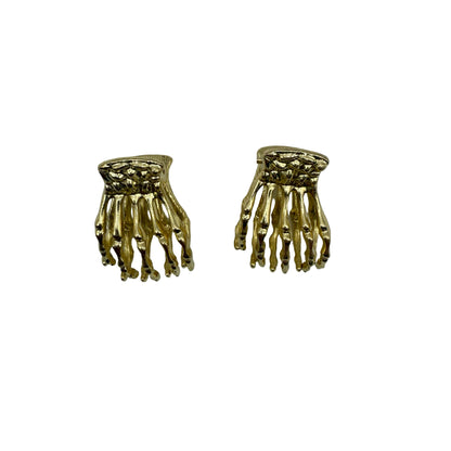 Mini Skeleton Hair Claw - Gold Set of Two
