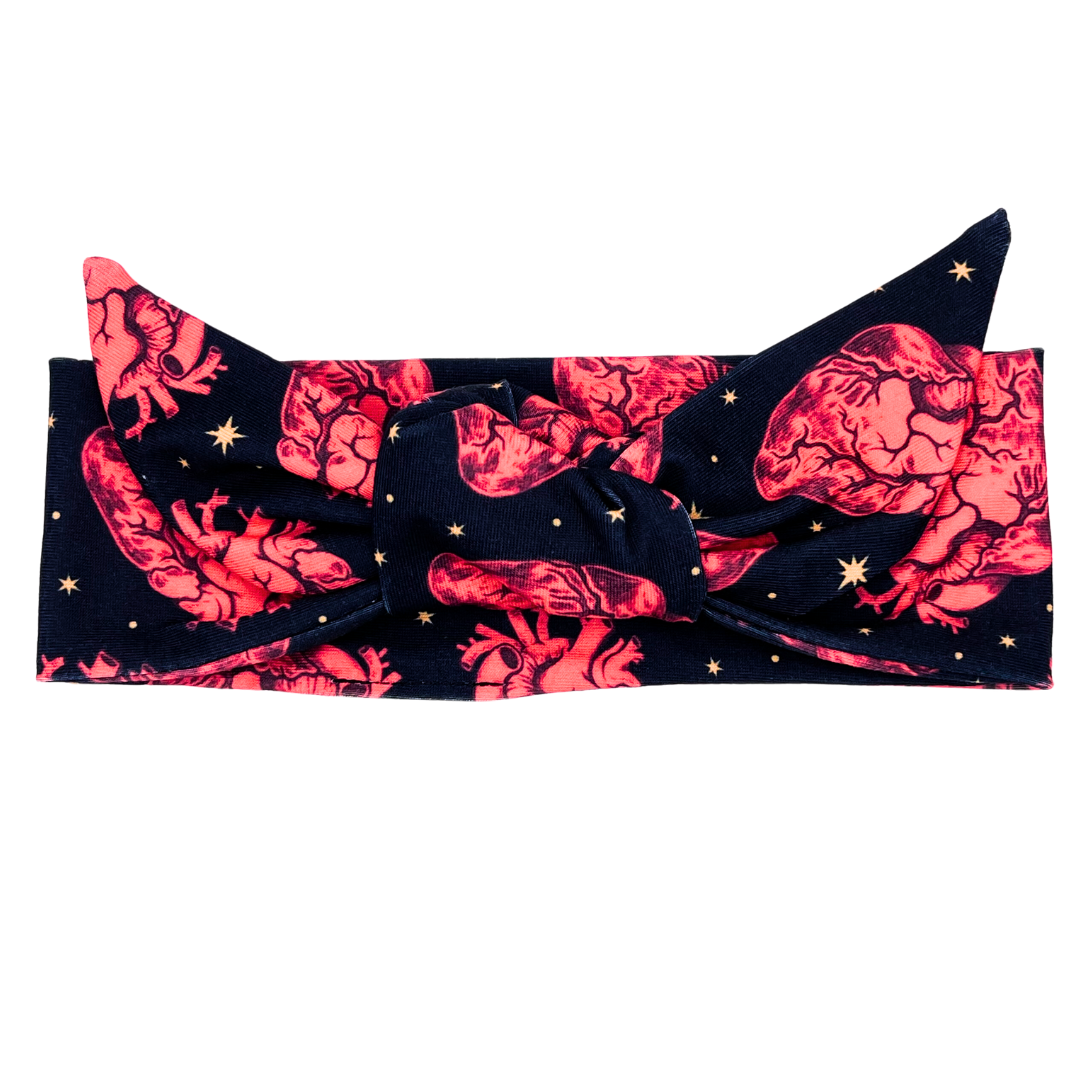 Anatomical Hearts Adjustable Tie Headband