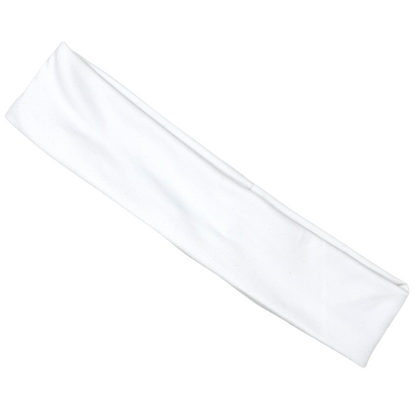 Bright White Athletic Headband