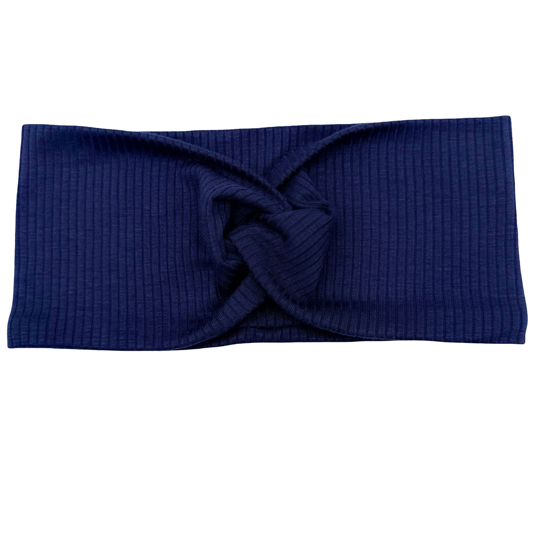 Midnight Blue Ribbed Headband