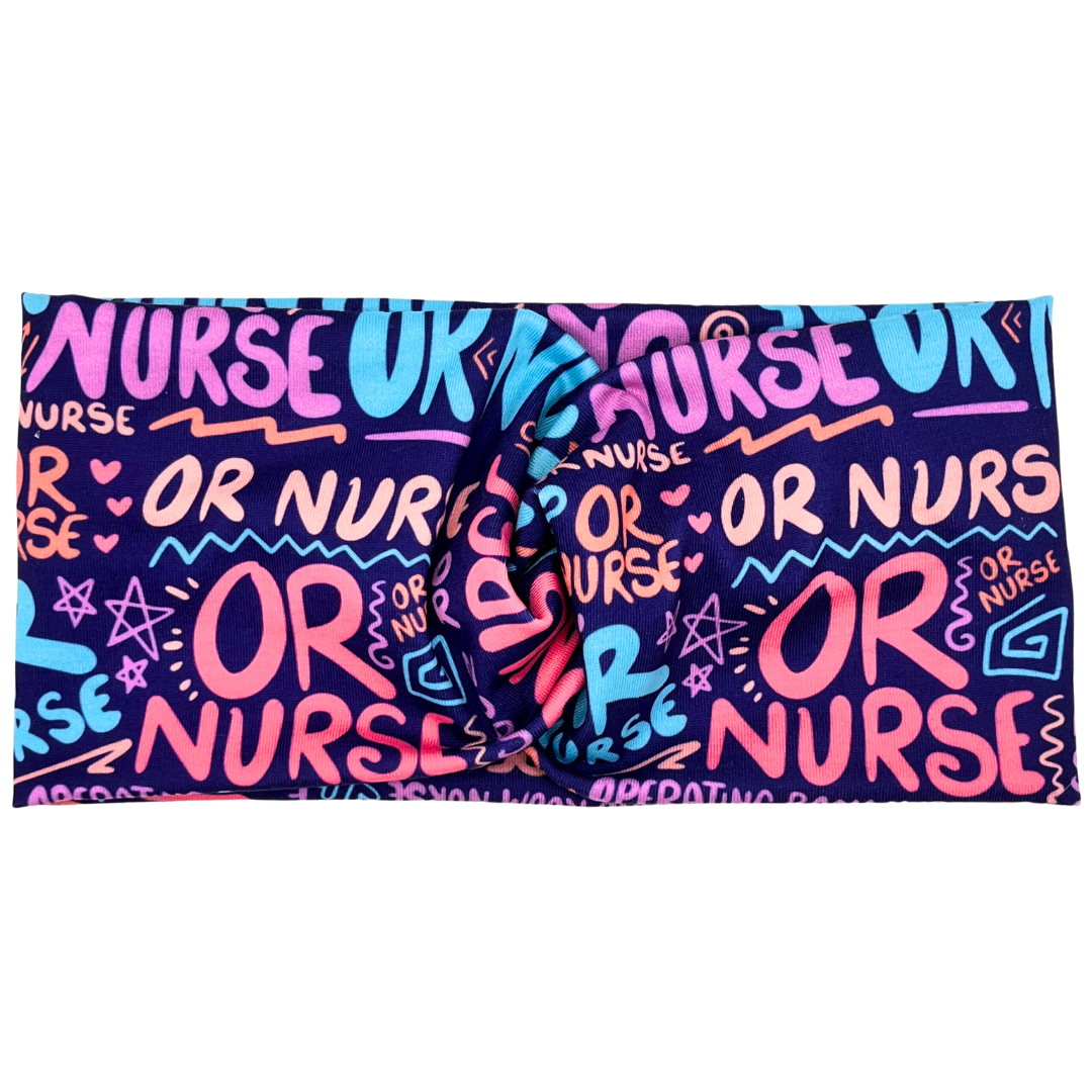OR Nurse Scribbles Headband