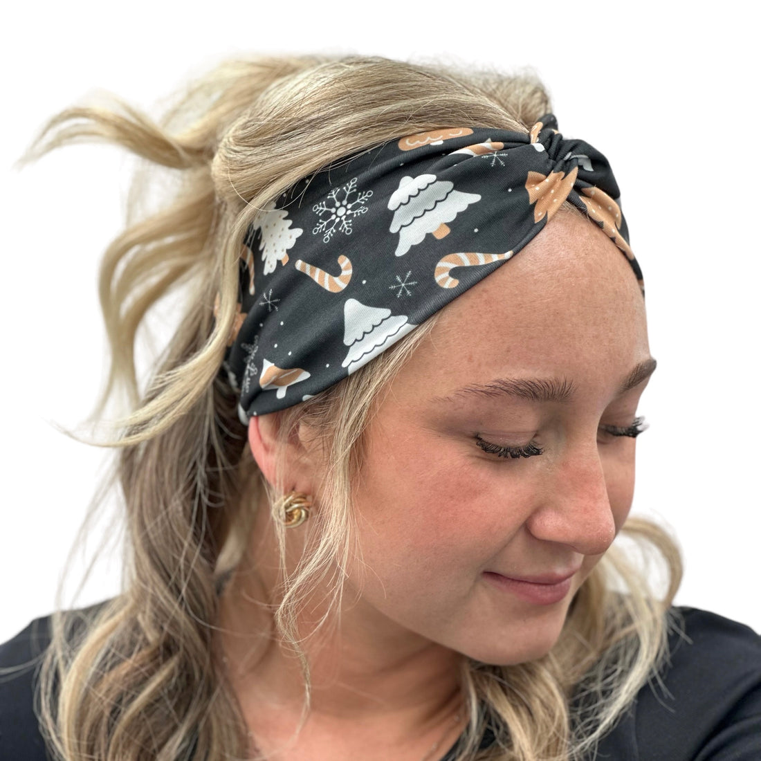 Whimsical Winter - Black Headband