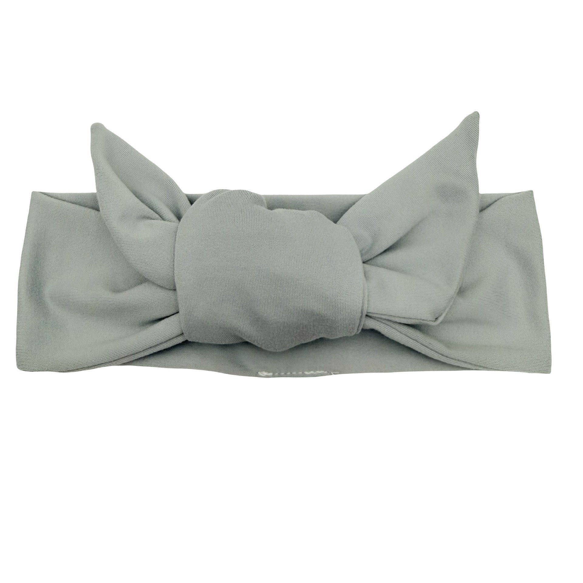 Soft Slate Gray Adjustable Tie Headband