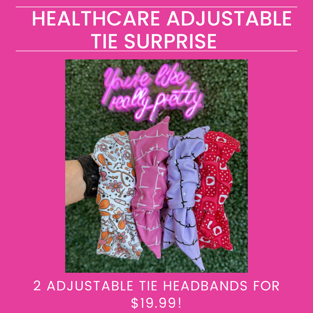 SURPRISE HEALTHCARE Adjustable Tie Headbands