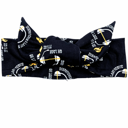 Dispatchers Last Nerve Adjustable Tie Headband