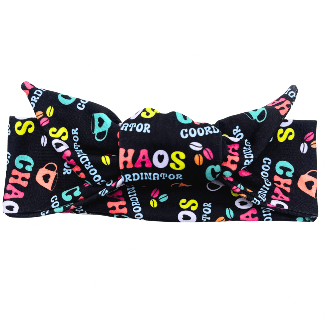 Chaos Coordinator - Adjustable Tie Headband