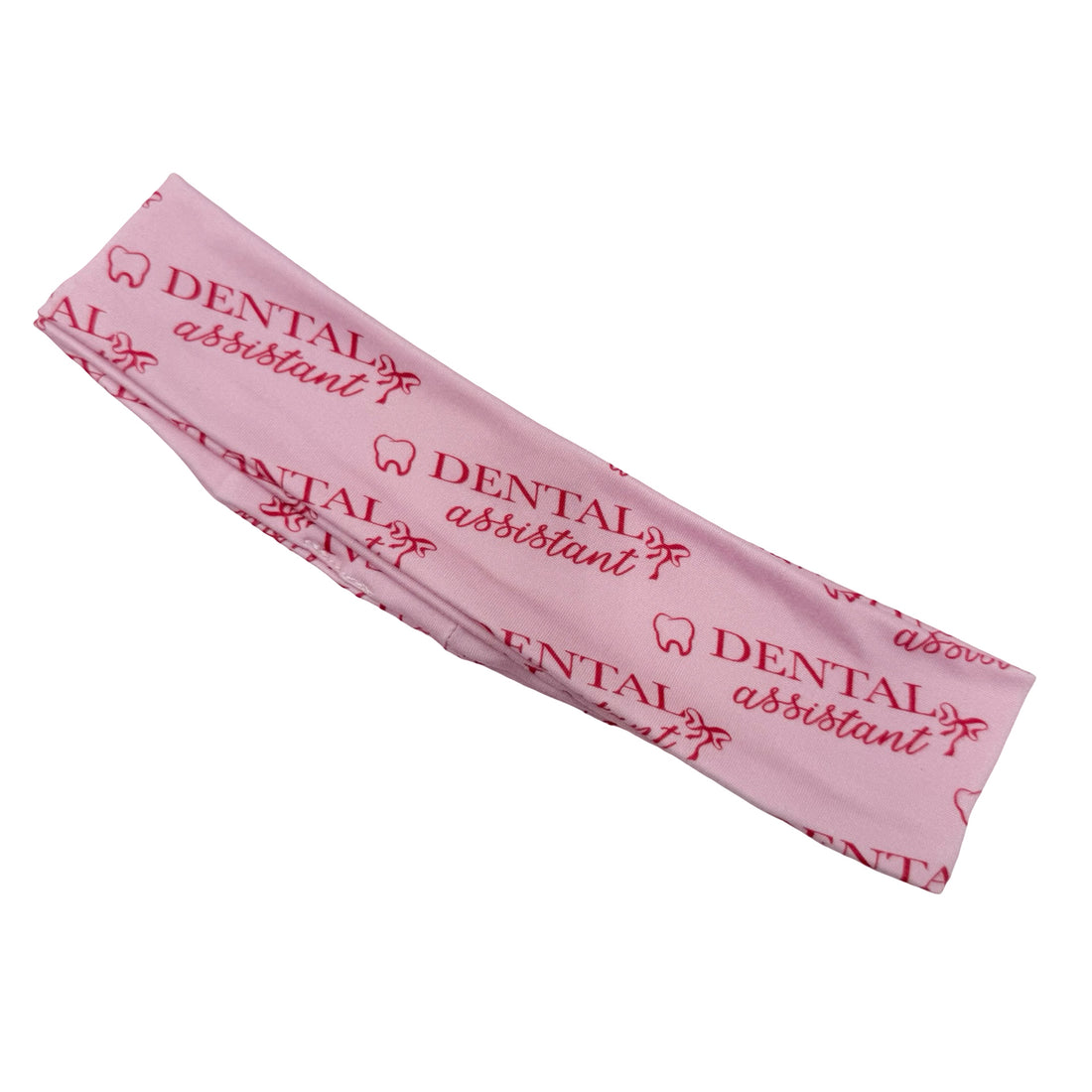 Dental Assistant - Pink Athletic Headband