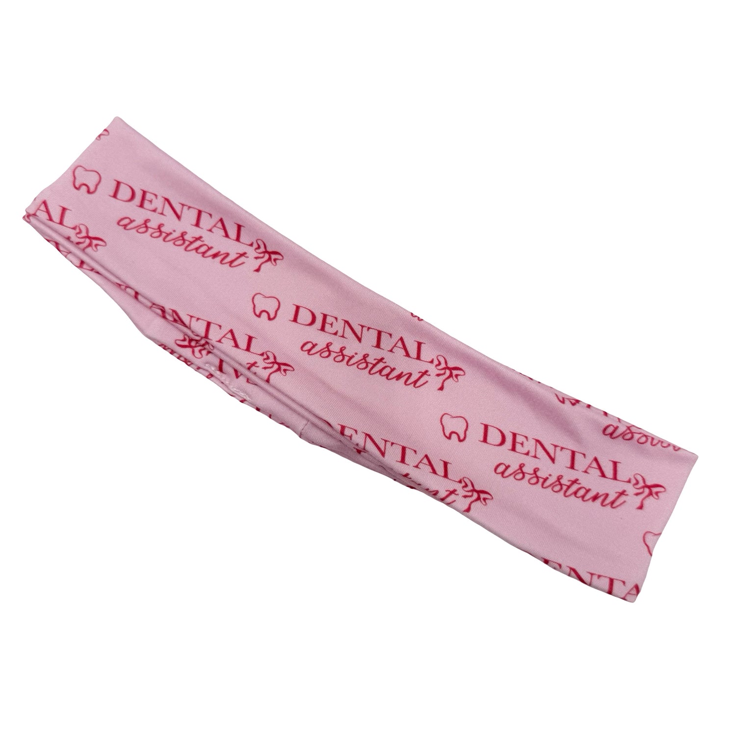 Dental Assistant - Pink Athletic Headband