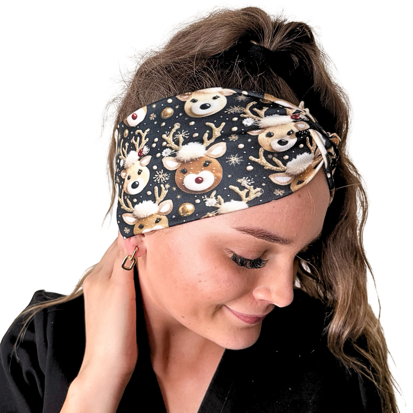 *Limited Edition* Jolly Reindeer Headband