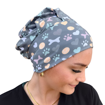 Pet Paws &amp; Toys - Gray Soft Scrub Cap