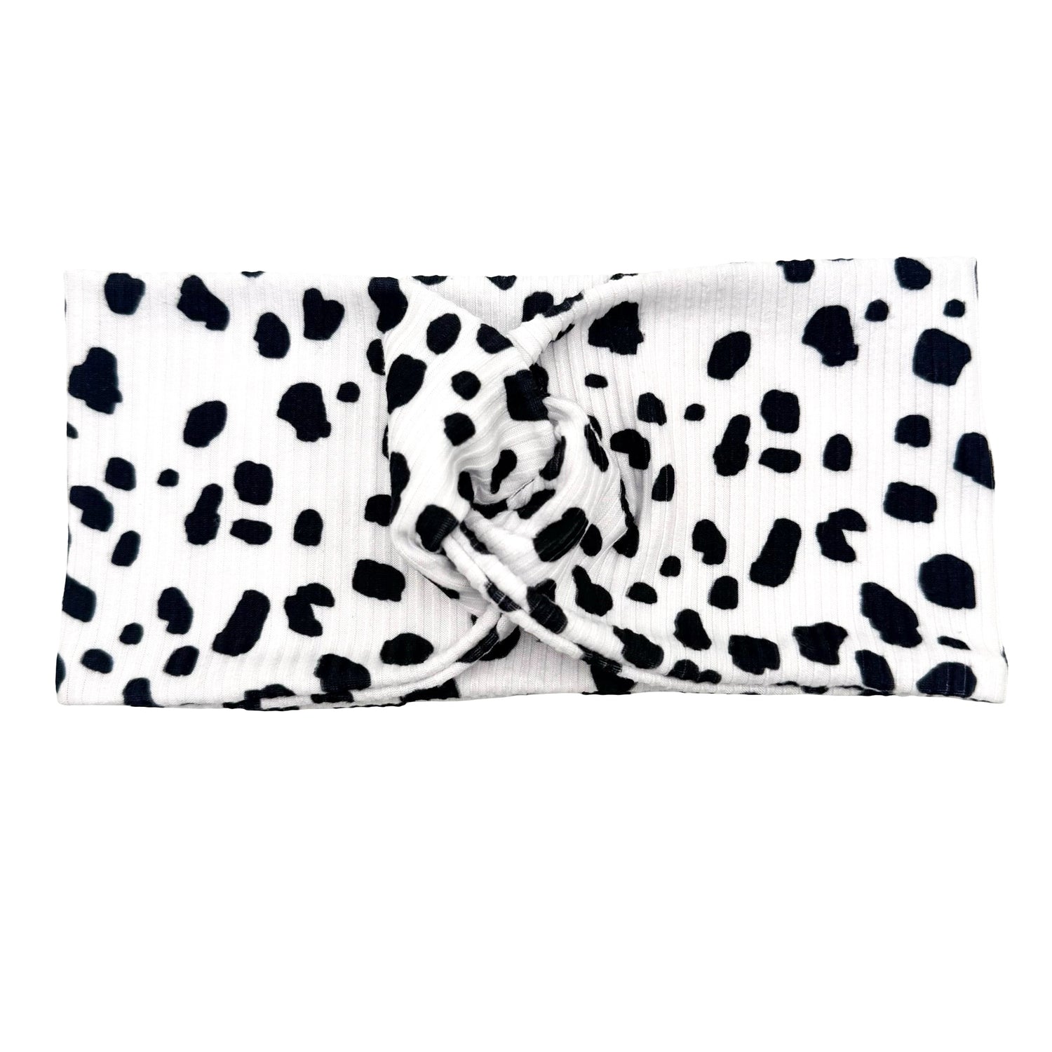 Simply Spotted Ribbed Headband