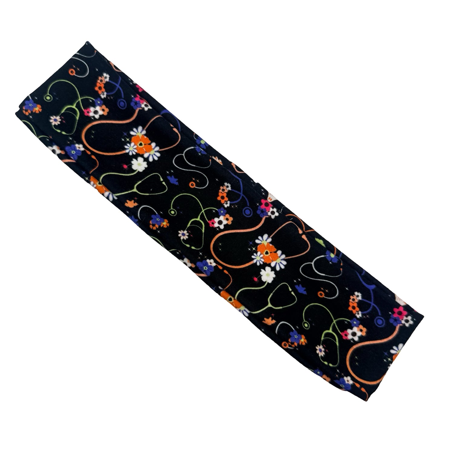 Floral Stethoscope, Ghost, and Webs Athletic Headband