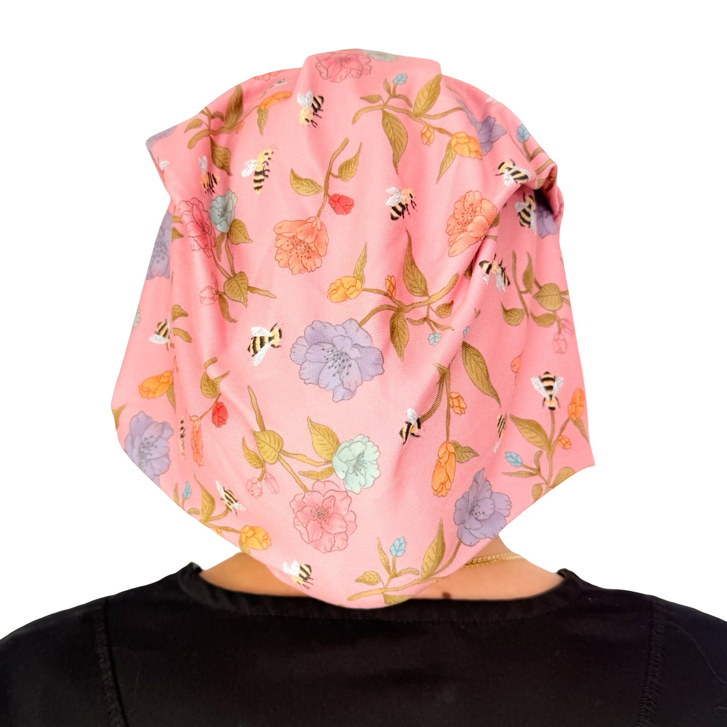 Buzzing Blooms Soft Scrub Cap