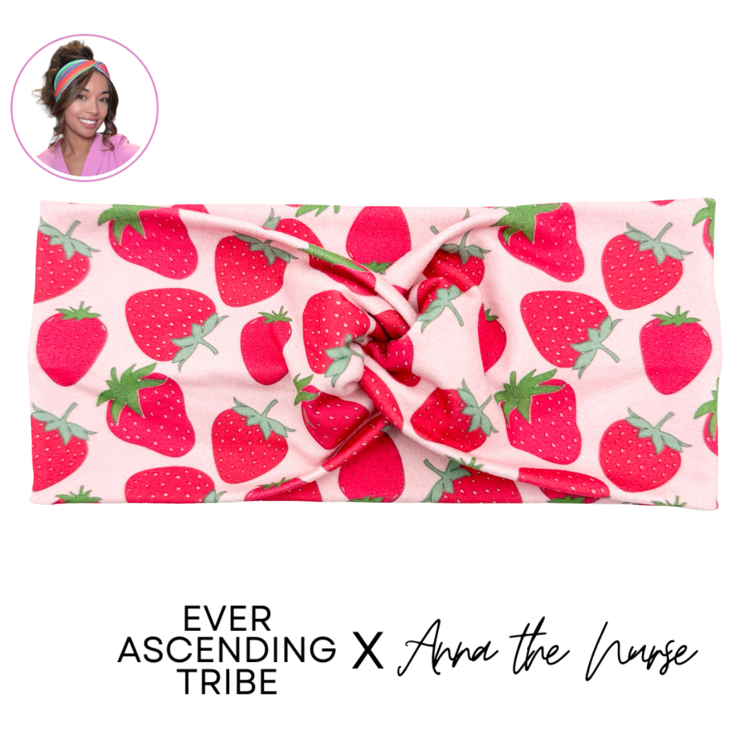 Strawberry Blush - Pink Headband