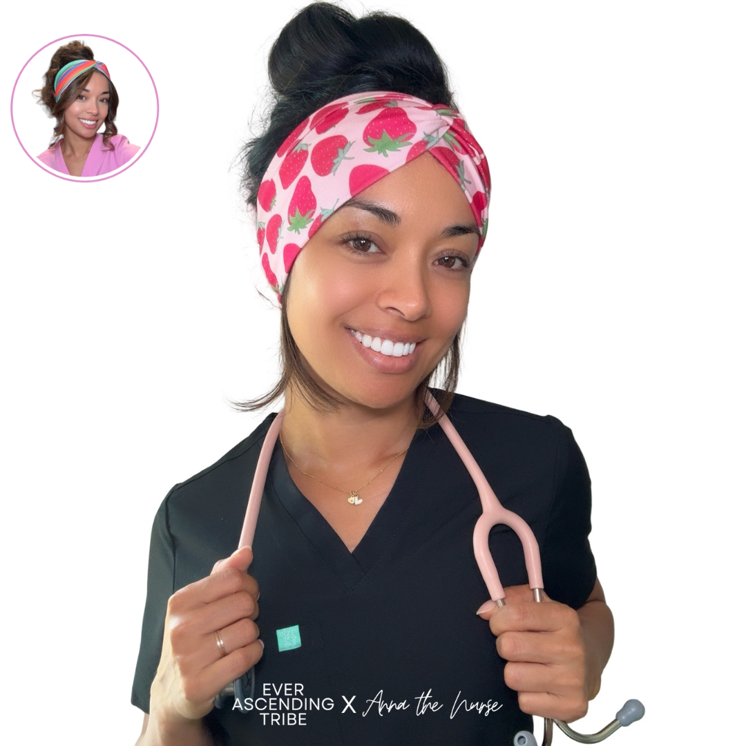 Strawberry Blush - Pink Headband