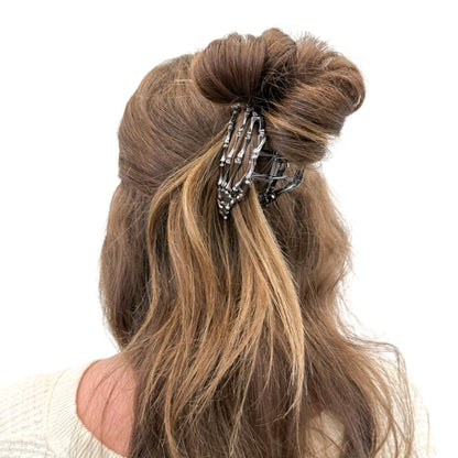 Skeleton Hand Hair Claw