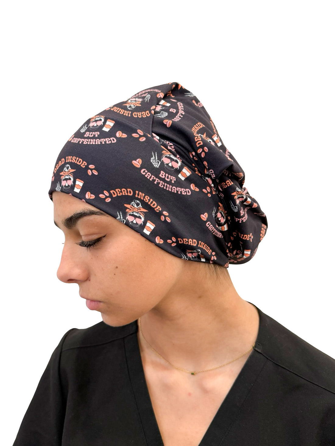 Dead Inside But Caffeinated - Soft Scrub Cap