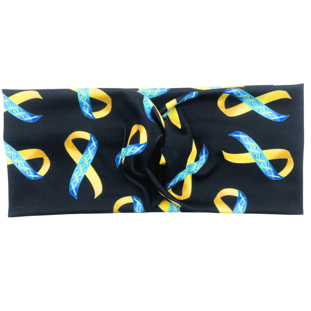 Down Syndrome Awareness Ribbon Headband
