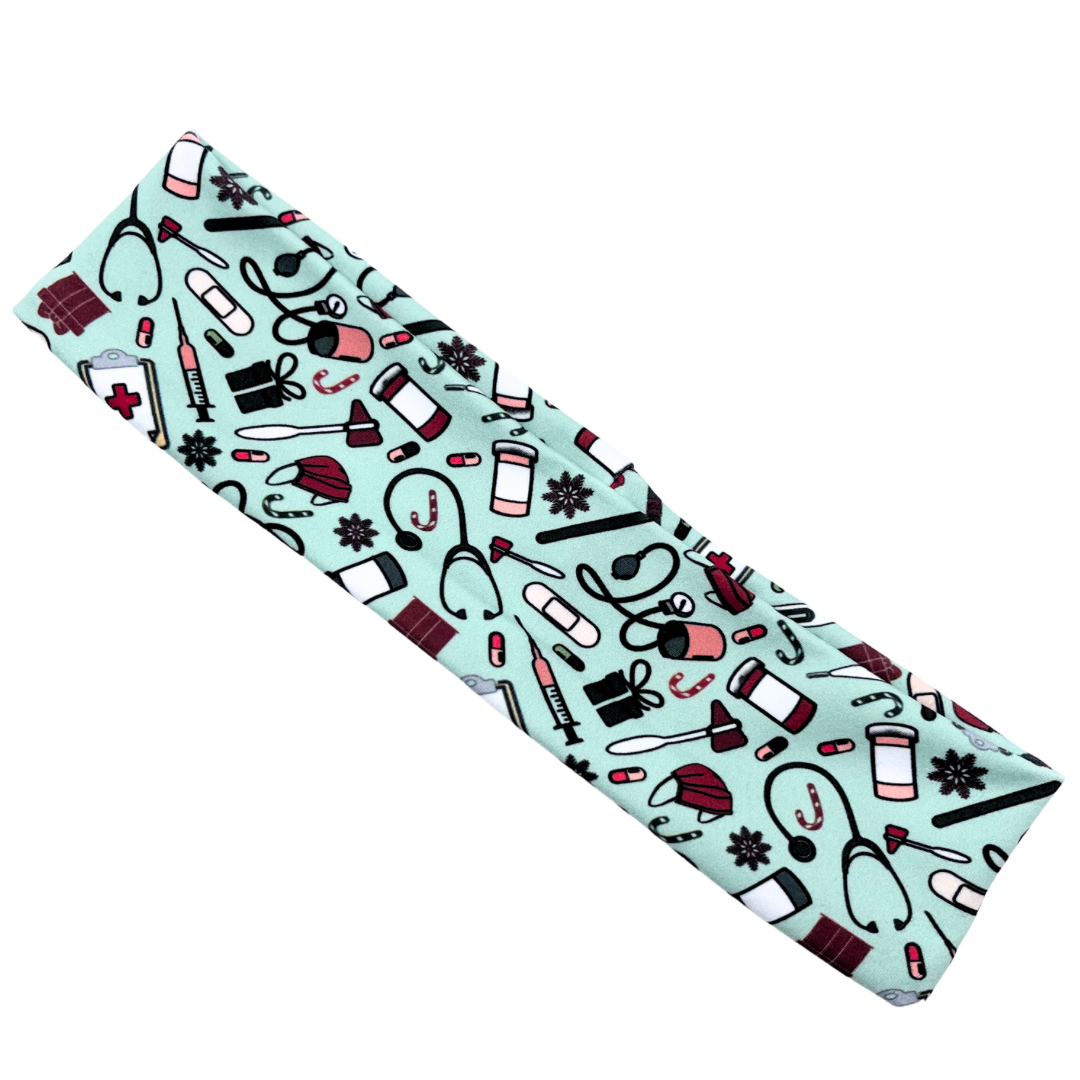 Christmas Medical Essentials Athletic Headband