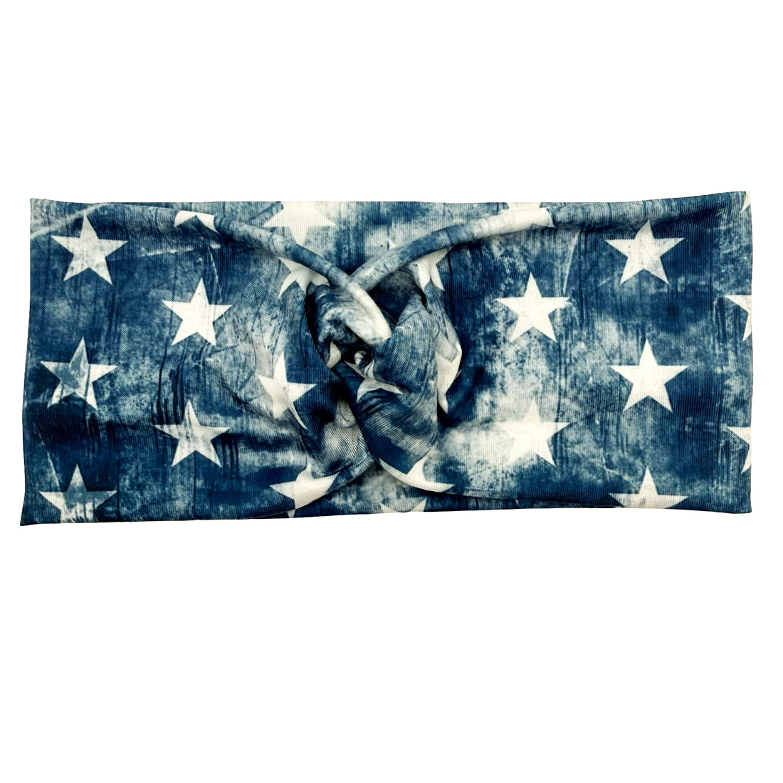 Vintage Blue Stars Headband