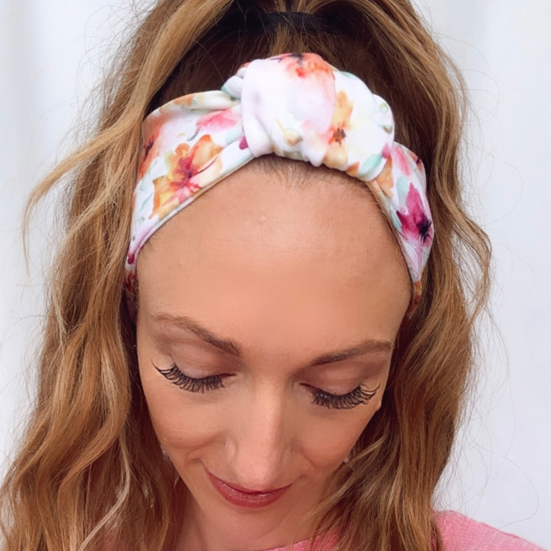 Sweet Magnolias Adjustable Tie Headband