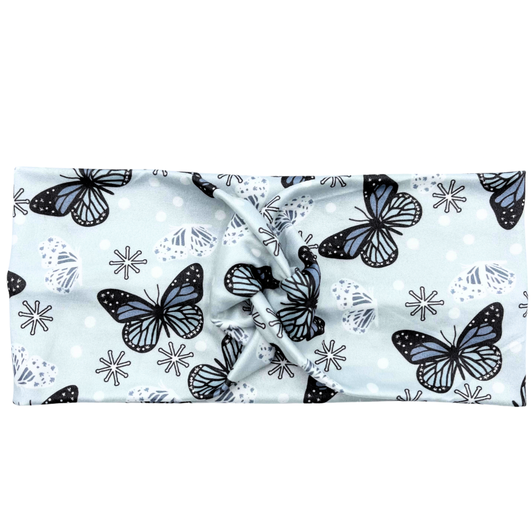 Winter Butterflies Headband