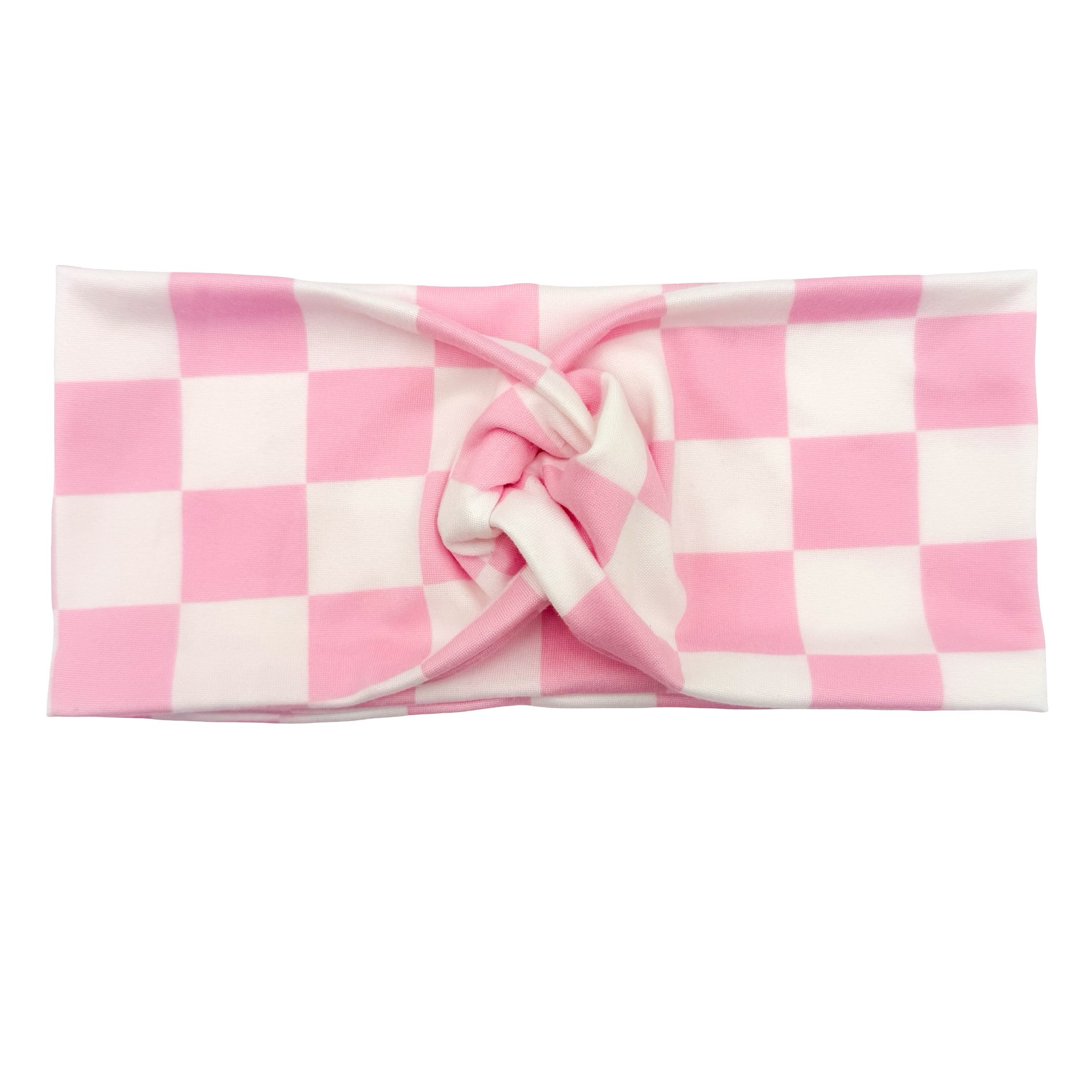 Pink Checkered Bliss Headband