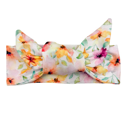 Sweet Magnolias Adjustable Tie Headband