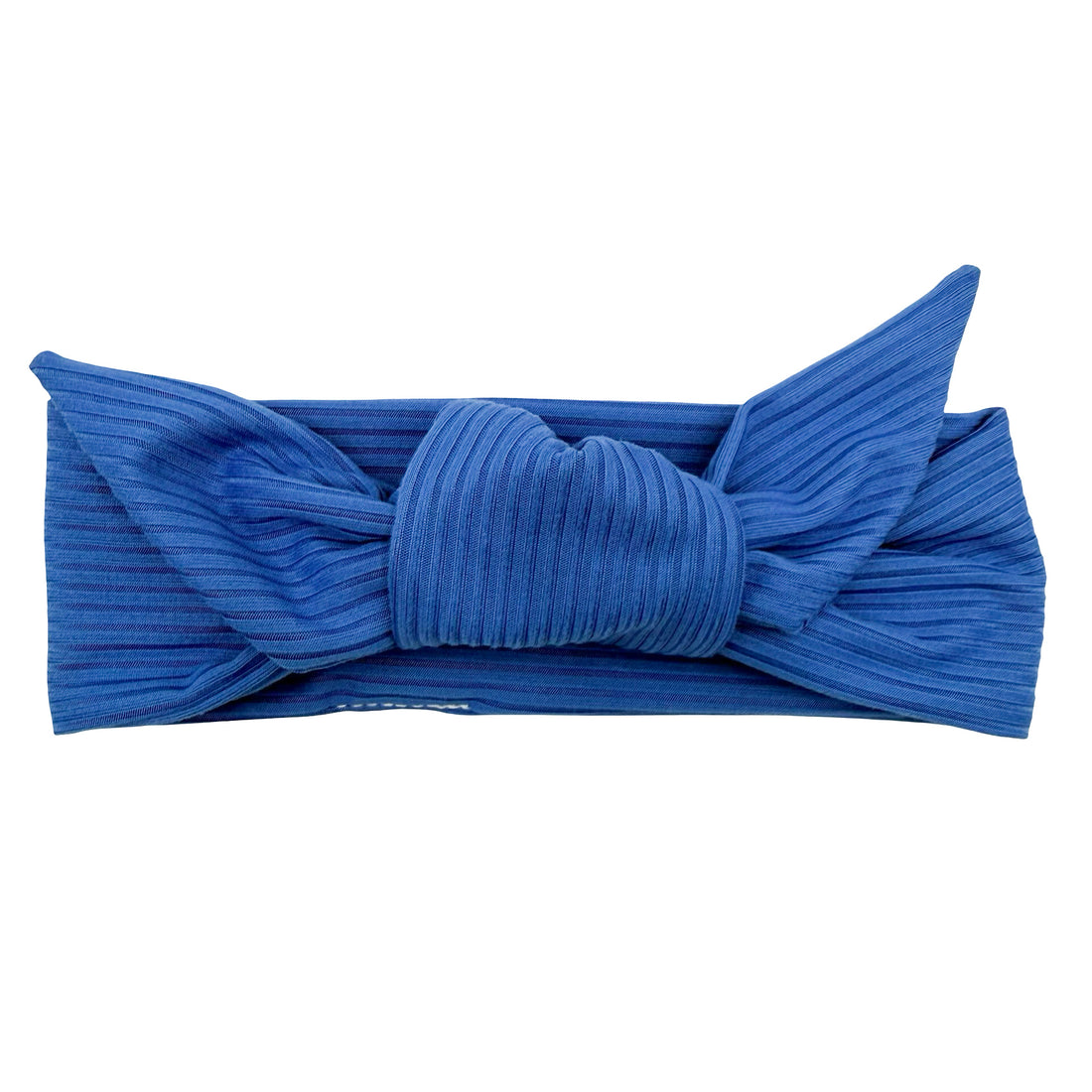 Royal Blue Ribbed Adjustable Tie Headband