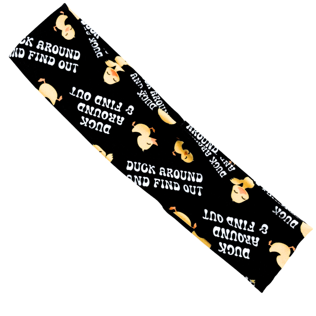 Duck Around &amp; Find Out Athletic Headband