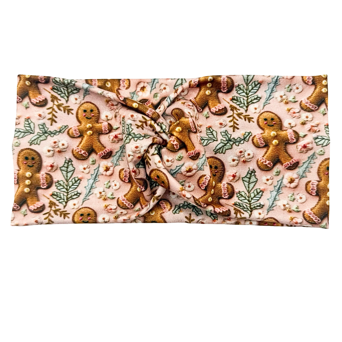 *Limited Edition* Gingerbread &amp; Holly Headband