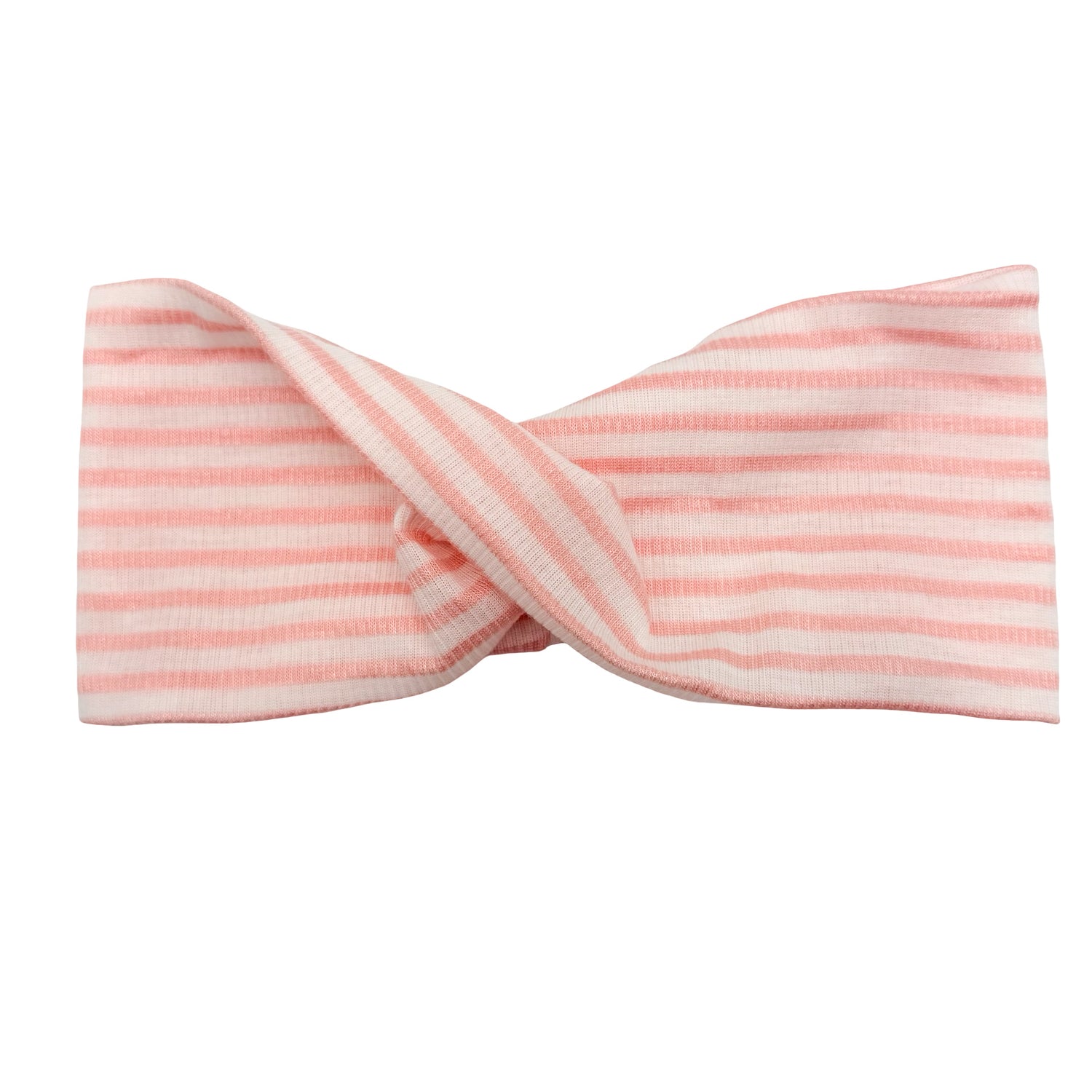 Soft Blush Ribbed Twisted Headband
