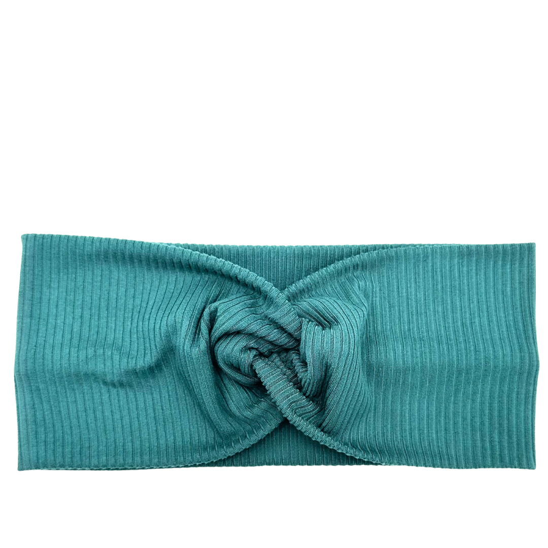 Evergreen Ribbed Headband