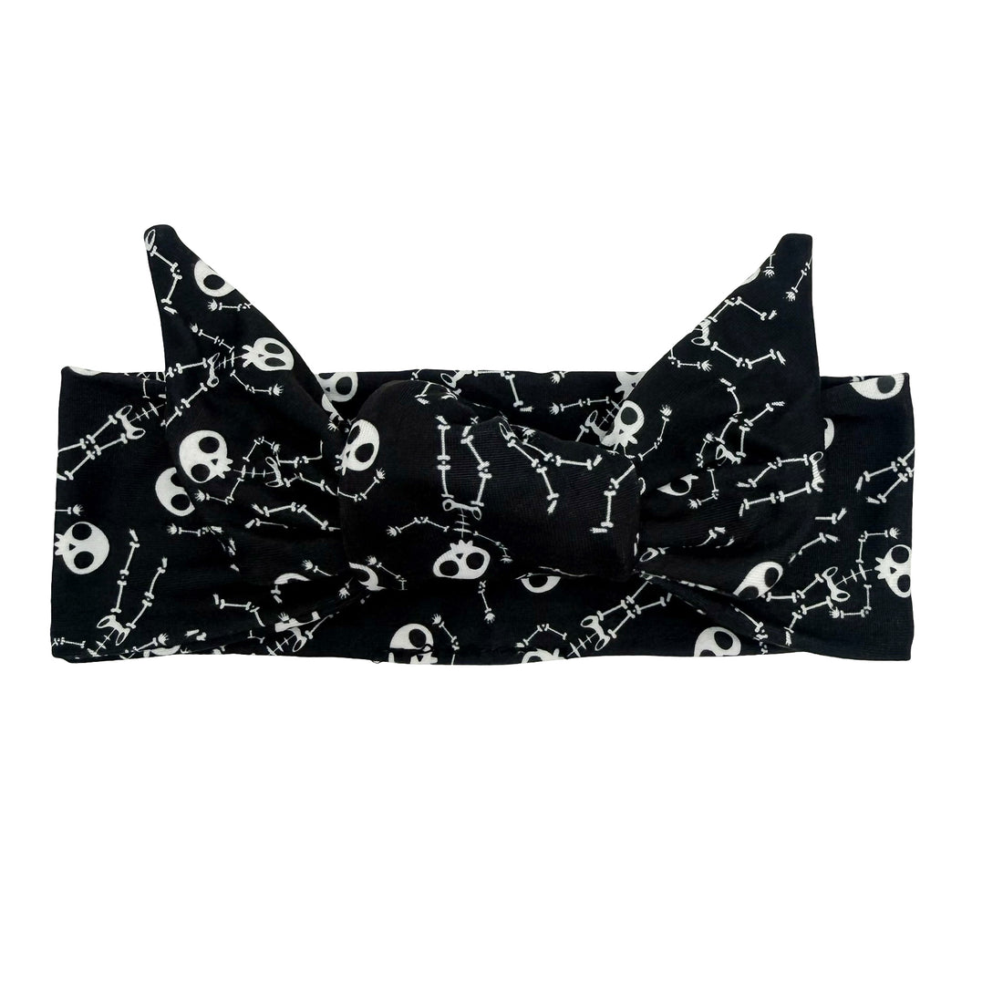 Skeletons Adjustable Tie Headband